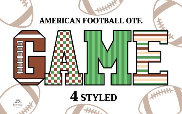 American Football 1 Font for Branding