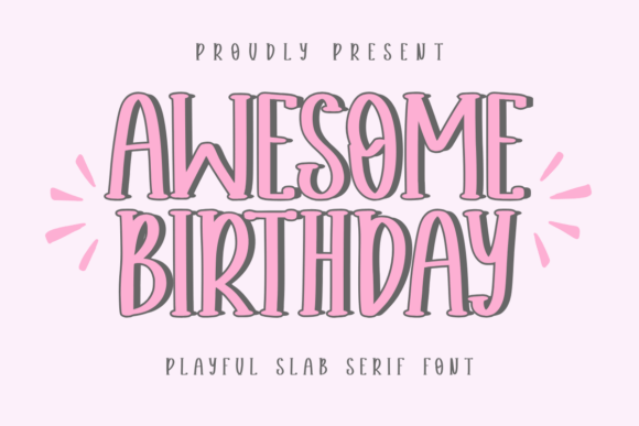 Awesome Birthday Font for Creative Campaigns