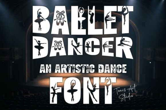 Ballet Dancer Font for Business Branding