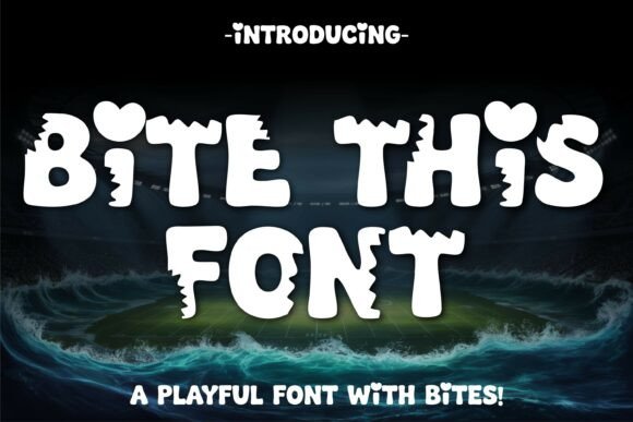 Bite This: A Bold Font for Creative Expression