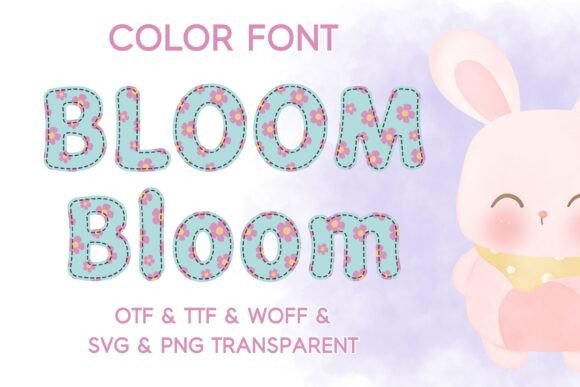 Bloom Bloom: A Colorful Font for Creative Projects