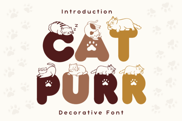 Cat Purr: A Bold, Playful Display Font