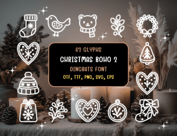 Christmas Boho 2 Font