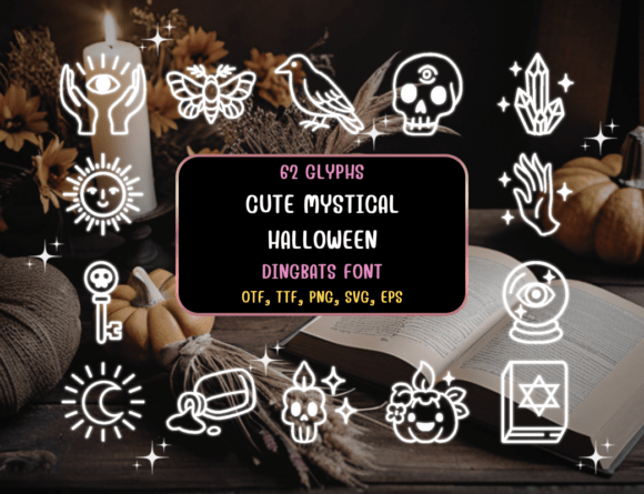 Cute Mystical Halloween Font