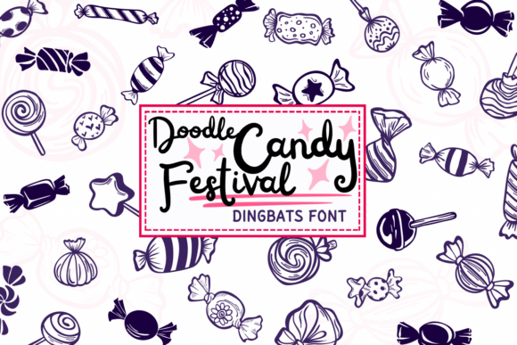 Doodle Candy Festival Font