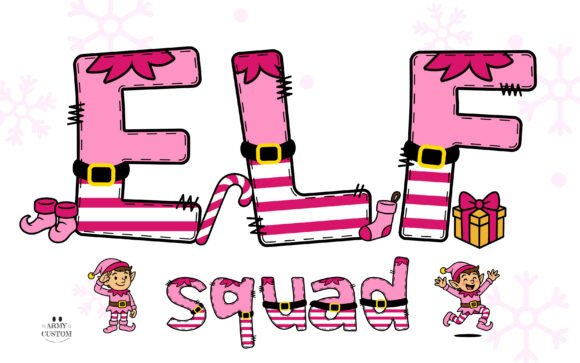 Elf Squad Pink Edition Font