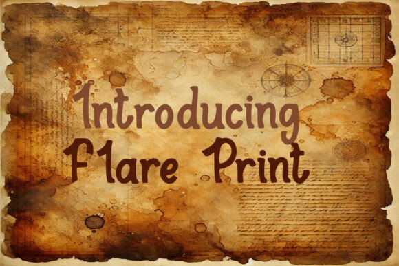 Flare Print: A Stylish Serif for Business Branding