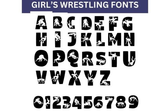 Girls Wrestling Font for Bold Branding