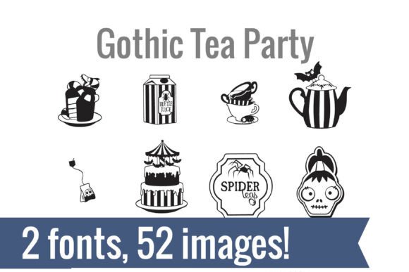 Gothic Tea Party Font for Design