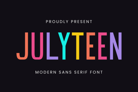 Julyteen Font for Web Design