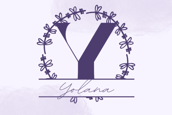 Linea Split Monogram Font