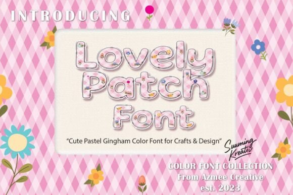 Lofty Patch Font for Editorial Design