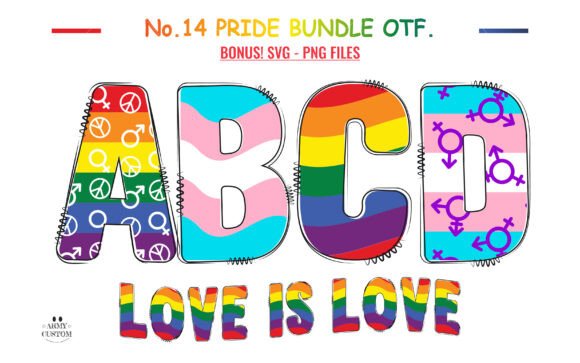 Love Pride Bundle: A Bold Font for Creative Campaigns