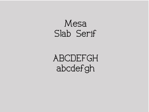 Mesa Slab Serif: A Font for Modern Web Design