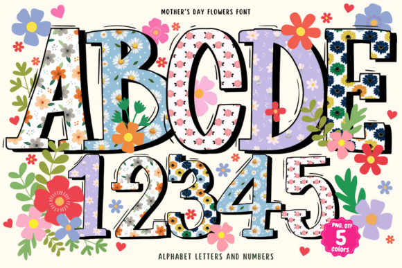 Mother’s Day Flowers Font