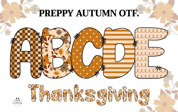 Preppyfall3 Checkered Font