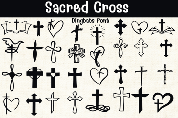 Sacred Cross Font: A Spiritual Design Statement