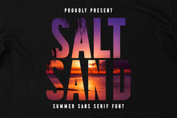 Salt Sand Font for Business Branding