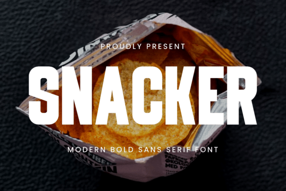 Snacker: A Bold Sans Serif for Eye-Catching Design