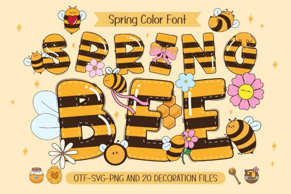 Spring Bee Font for Business