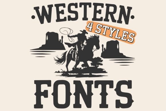 Western Rodeo Bundle Font